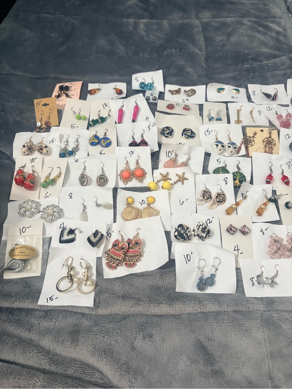 Assorted Women's Fashion Earrings - Mixed Colors